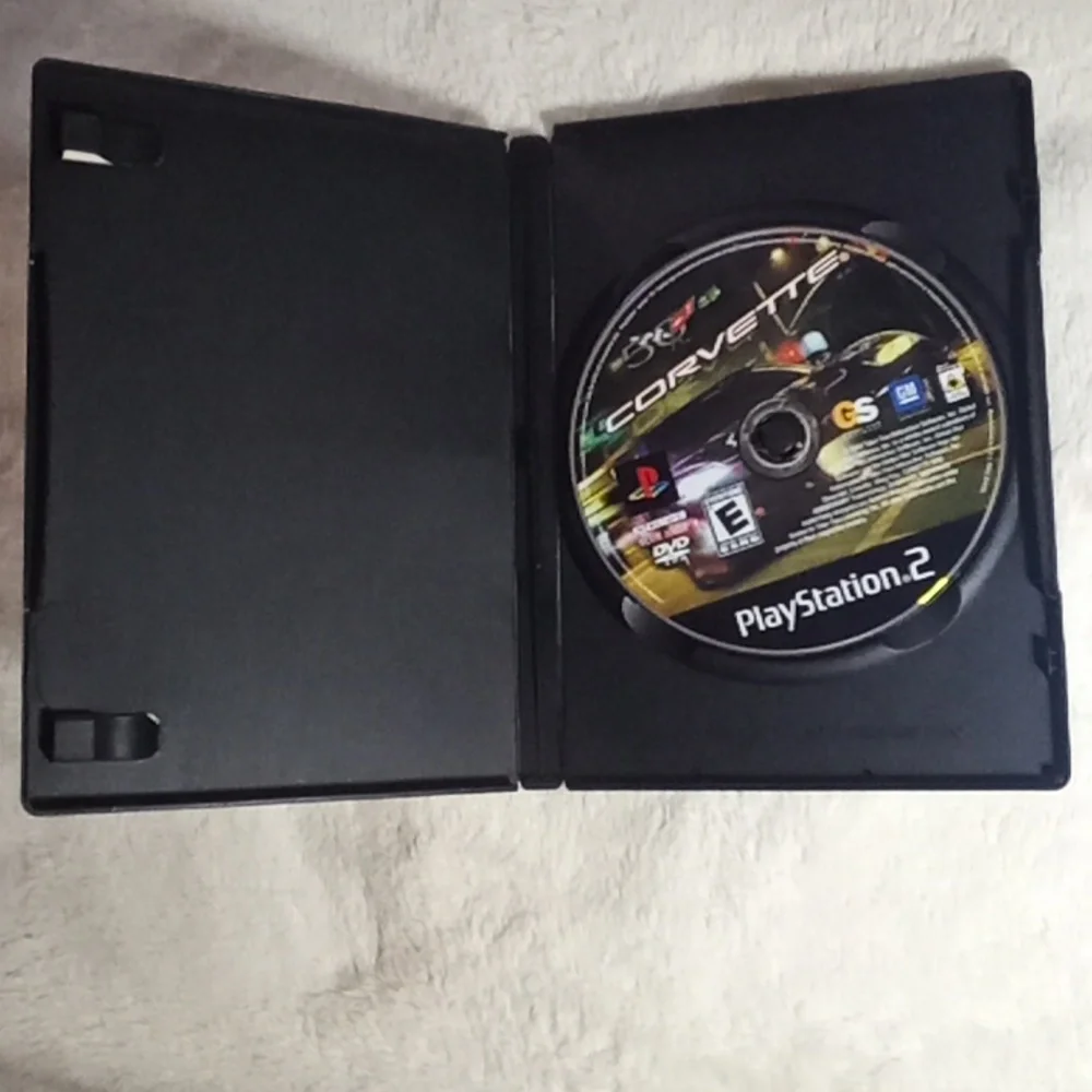 Sony PlayStation 2 Corvette Game - Black Case